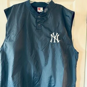 New York Yankees Rawlings Windbreaker Vest